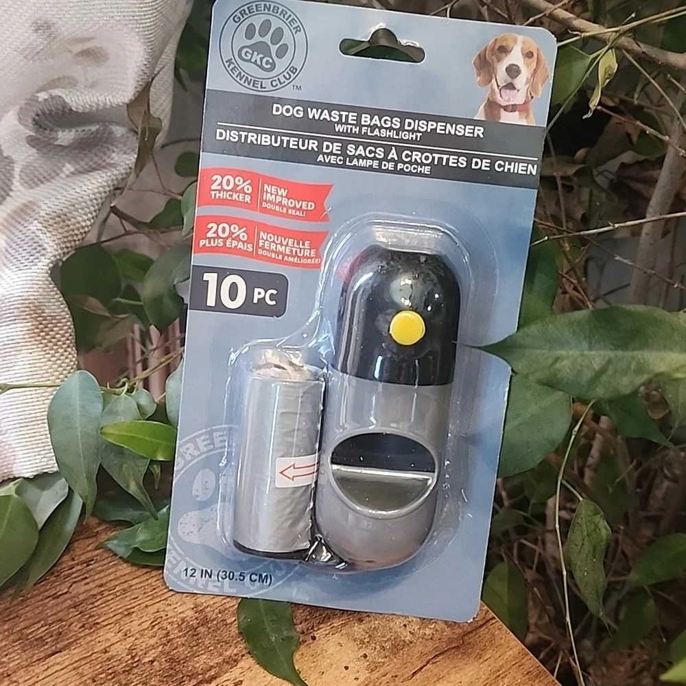SALE⚡️Dog poop waste Bag Dispenser with Flashlight